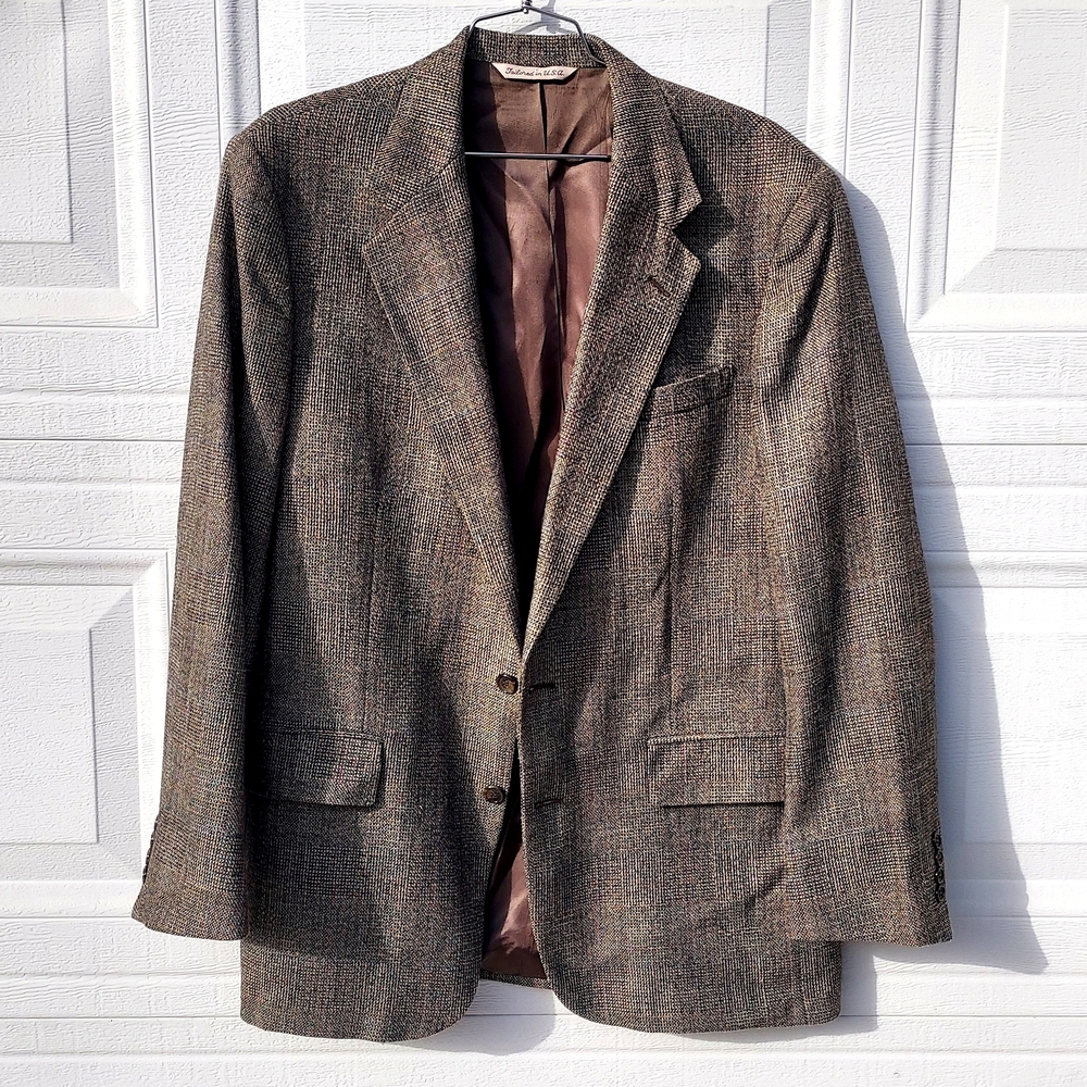 Stafford Tweed Brown Men's Blazer